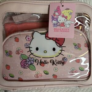 Primark Hello Kitty Pink Floral Cosmetic Bag